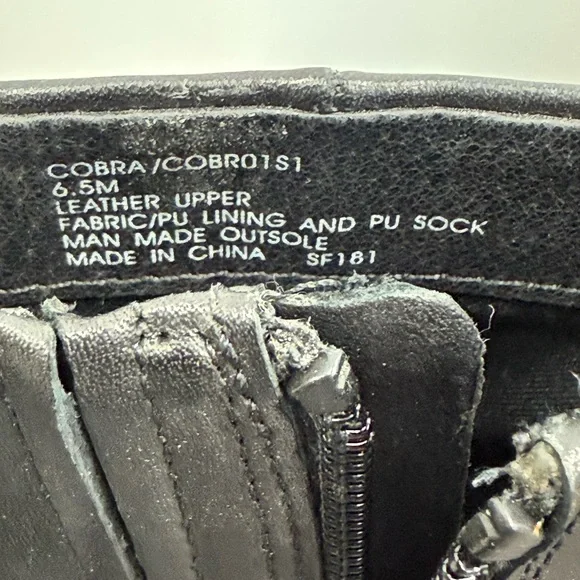 Steve Madden Cobra Black Platform Boots - Picture 8 of 8